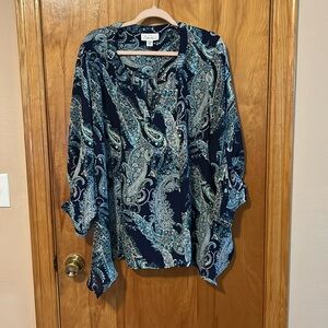 EUC Simply Emma 2X Tunic length blouse